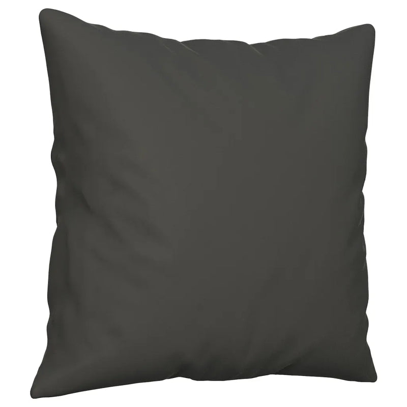 Throw Pillows 2 pcs Dark Grey 40x40 cm Microfibre Fabric