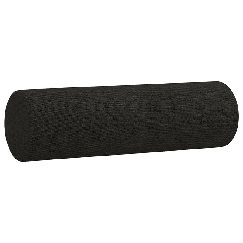Throw Pillows 2 pcs Black ��15x50 cm Fabric