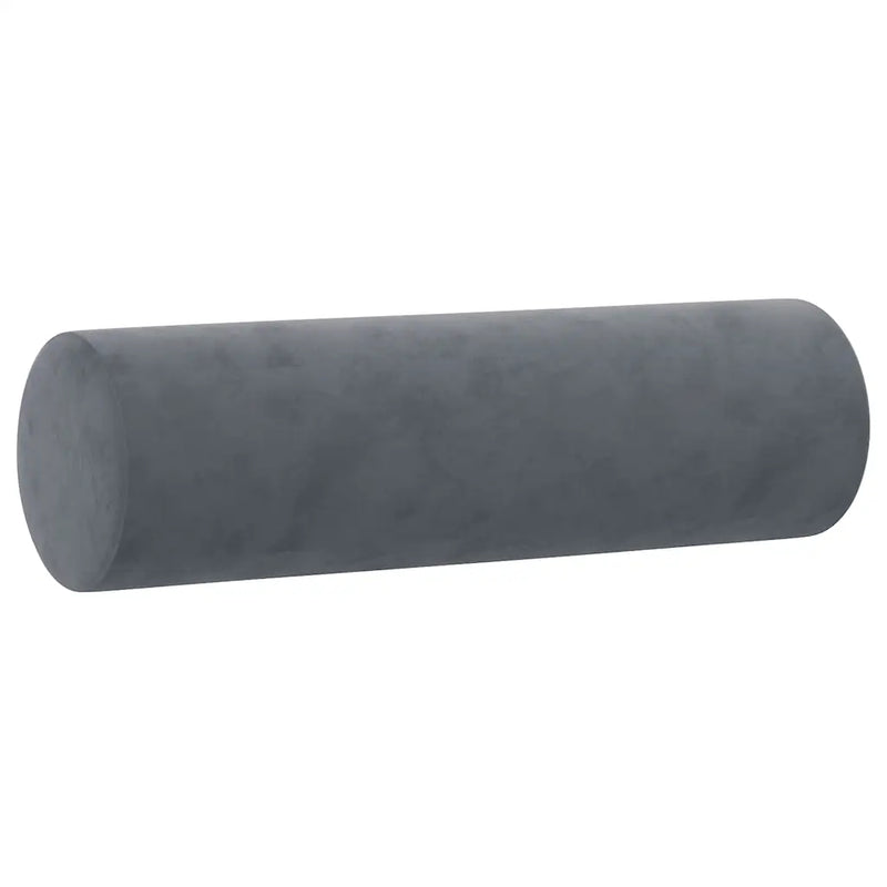 Throw Pillows 2 pcs Dark Grey ��15x50 cm Velvet