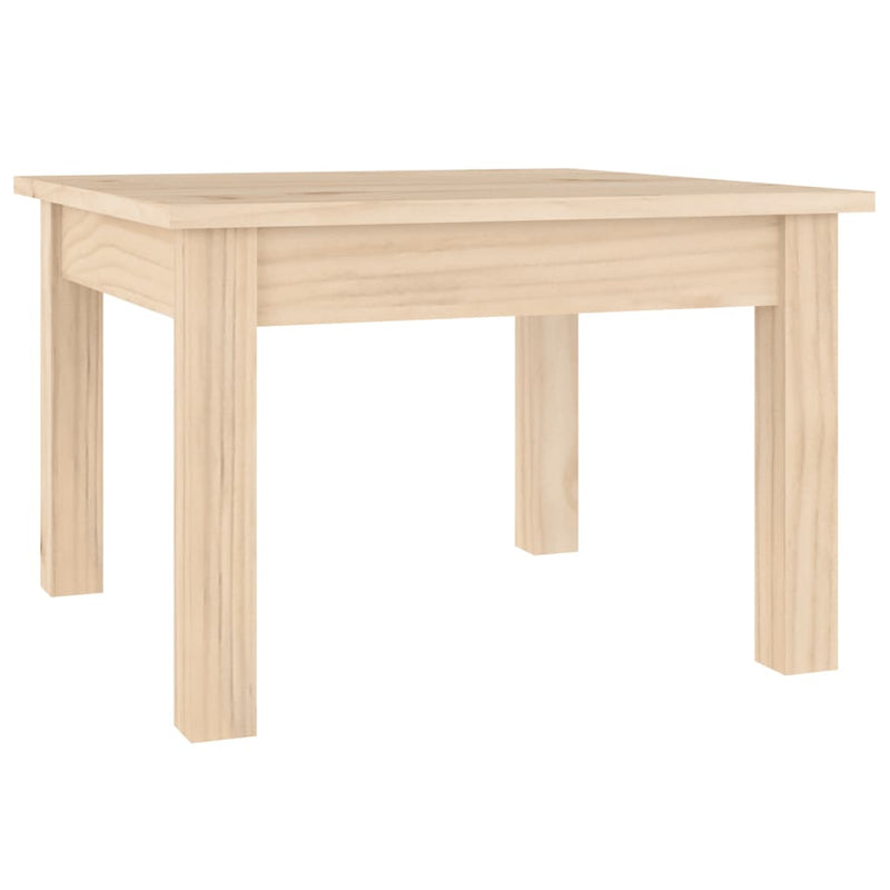 vidaXL Coffee Table 45x45x30 cm Solid Wood Pine