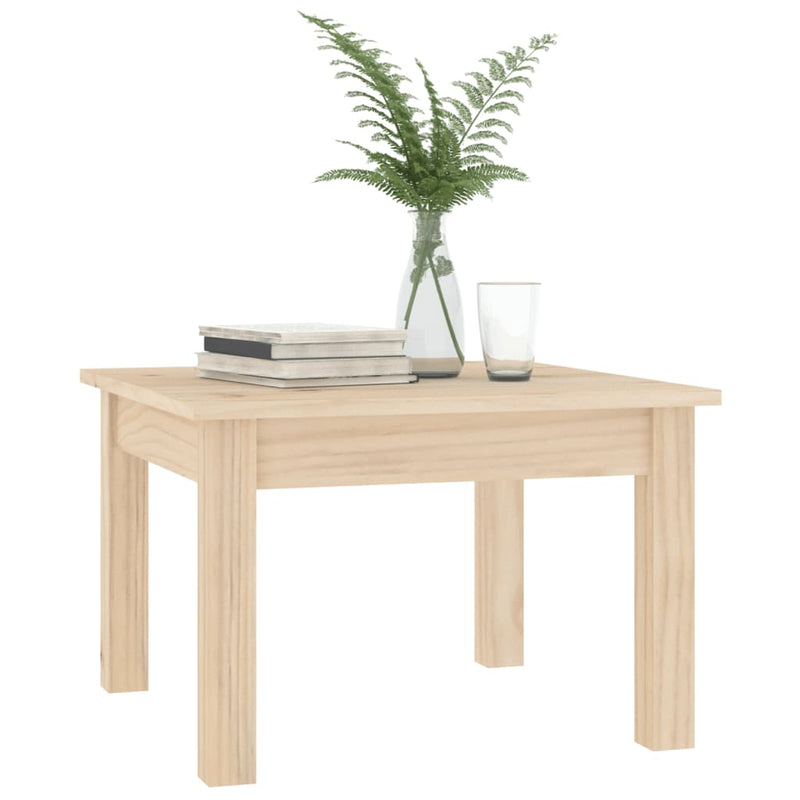 vidaXL Coffee Table 45x45x30 cm Solid Wood Pine