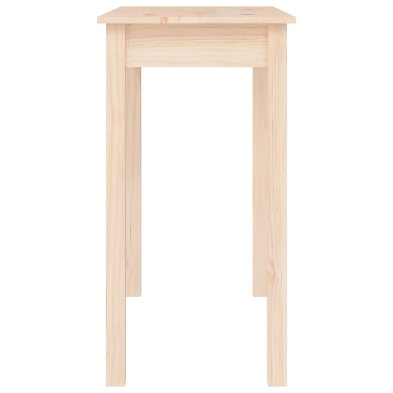 vidaXL Console Table 80x40x75 cm Solid Wood Pine