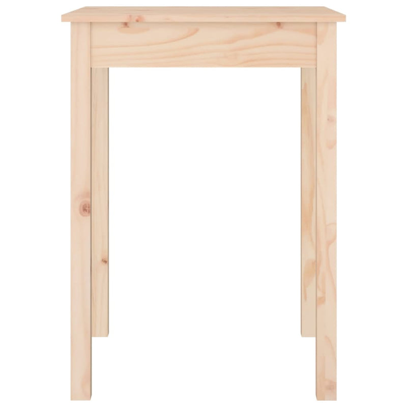 vidaXL Dining Table 55x55x75 cm Solid Wood Pine