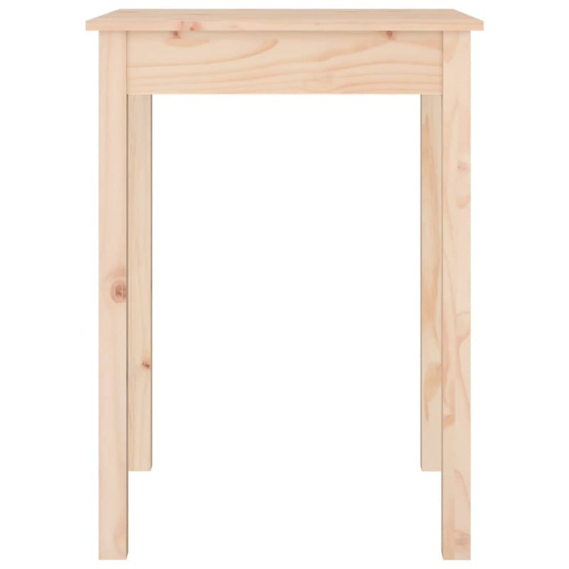 Dining Table 55x55x75 cm Solid Wood Pine