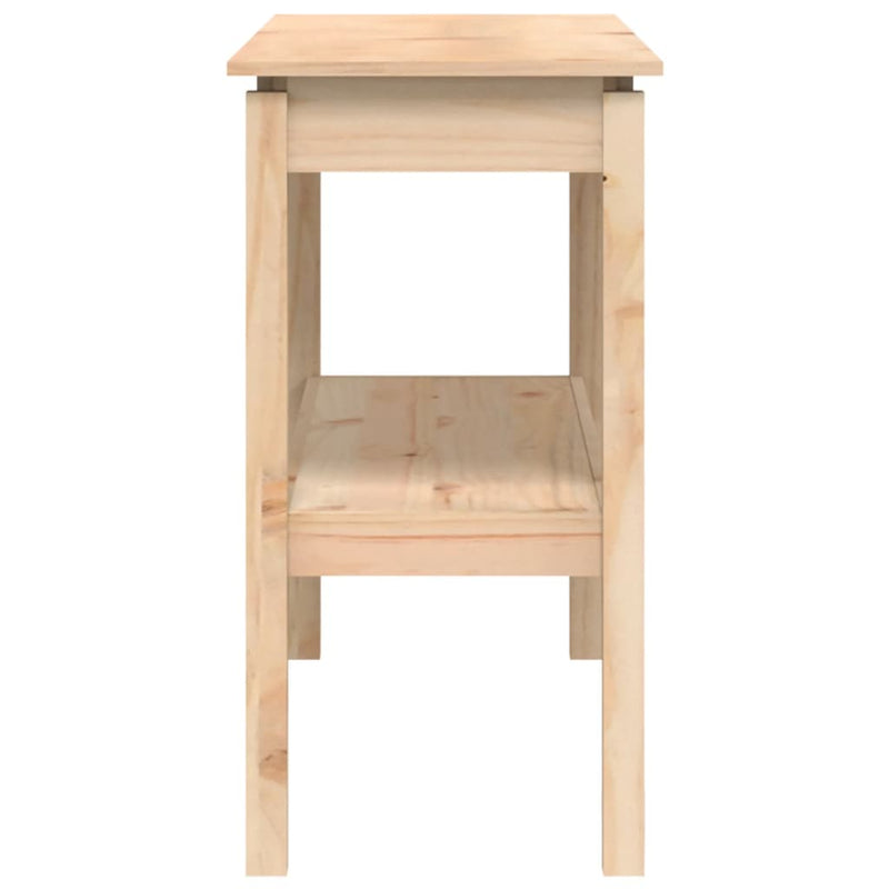vidaXL Console Table 110x40x75 cm Solid Wood Pine