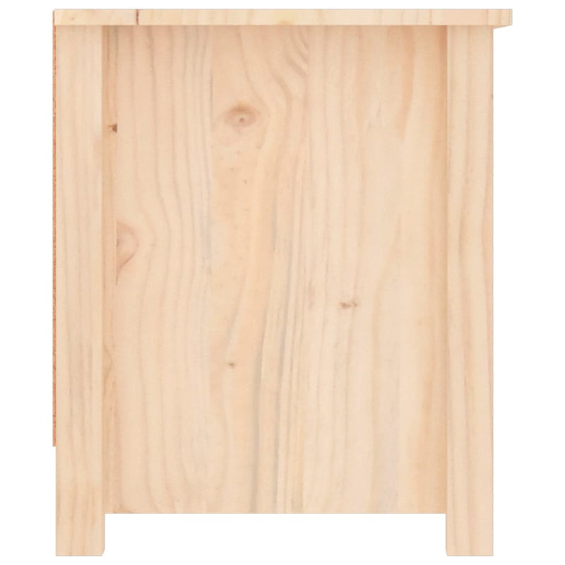vidaXL Shoe Cabinet 110x38x45.5 cm Solid Wood Pine
