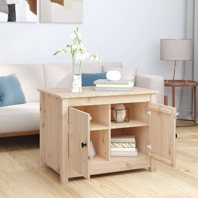 vidaXL Coffee Table 71x49x55 cm Solid Wood Pine