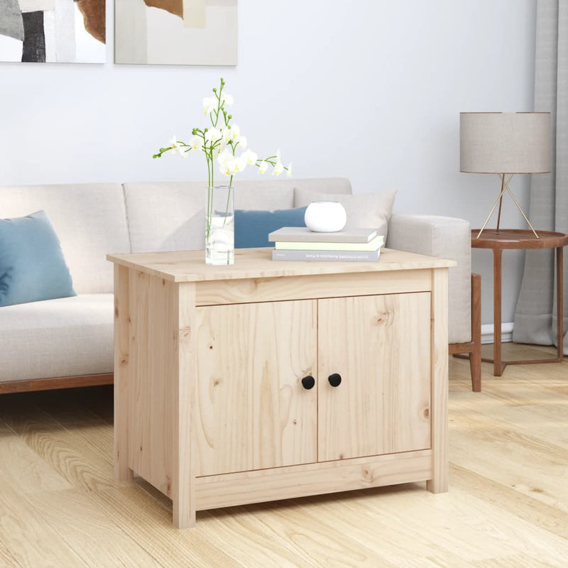 vidaXL Coffee Table 71x49x55 cm Solid Wood Pine