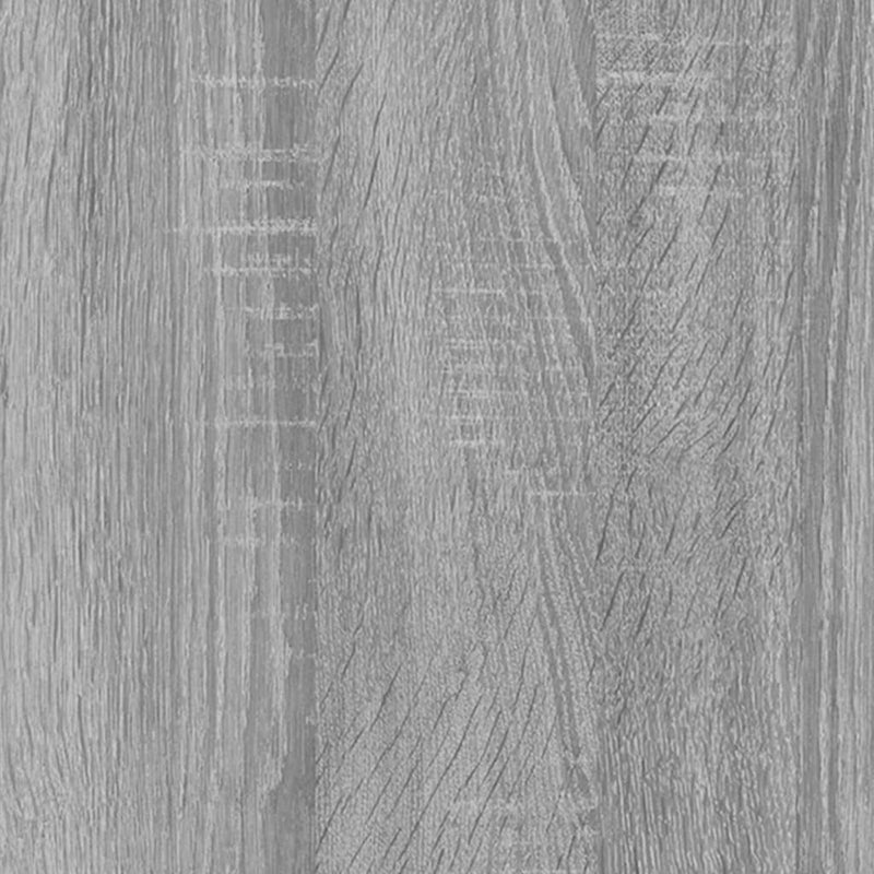 vidaXL Book Cabinet Grey Sonoma 40x33x70.5 cm Engineered Wood and Steel