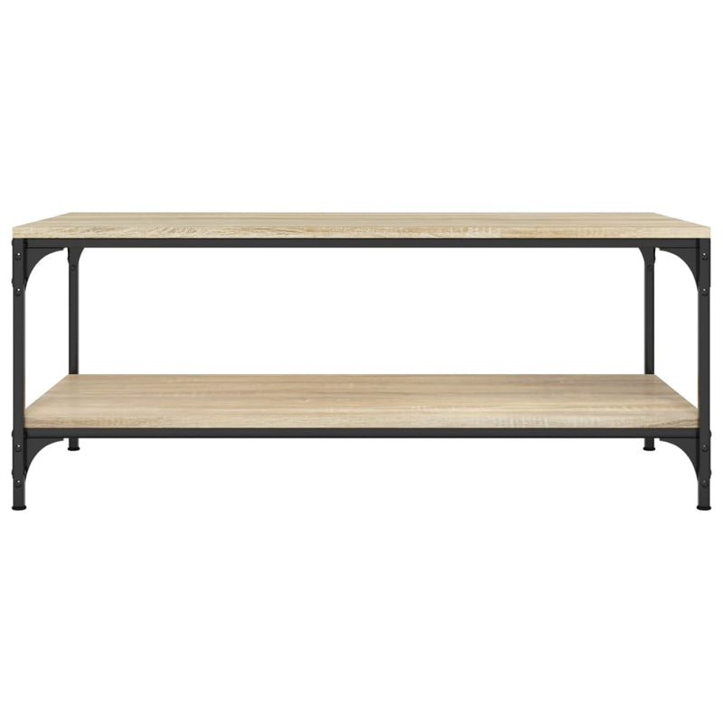 vidaXL Coffee Table Sonoma Oak 100x50x40 cm Engineered Wood