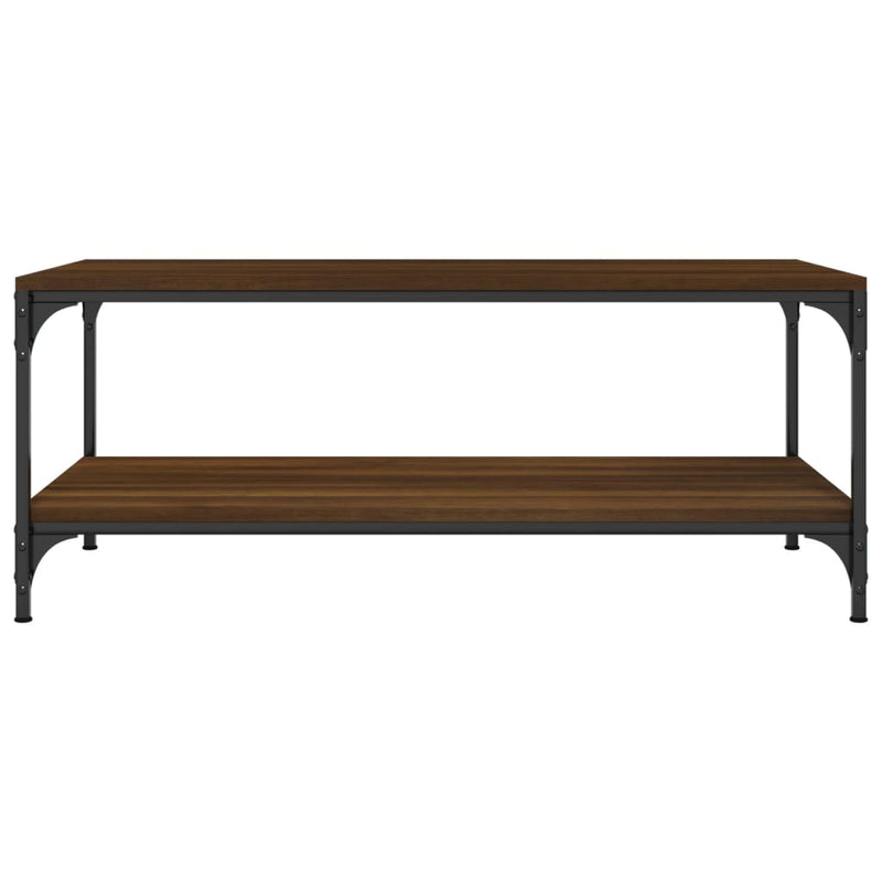 vidaXL Coffee Table Brown Oak 100x50x40 cm Engineered Wood