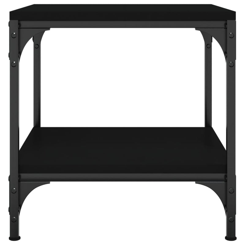 vidaXL Coffee Table Black 50x50x40 cm Engineered Wood