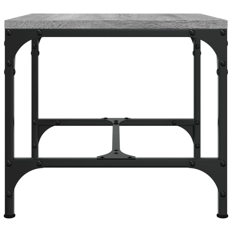vidaXL Coffee Table Grey Sonoma 50x50x35 cm Engineered Wood