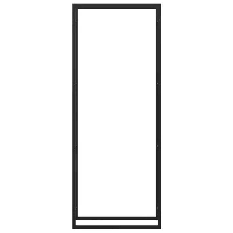 Firewood Rack Matt Black 80x28x222 cm Steel