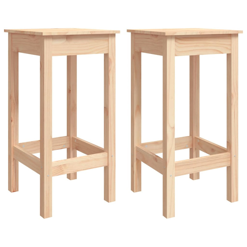 vidaXL 3 Piece Bar Set Solid Wood Pine