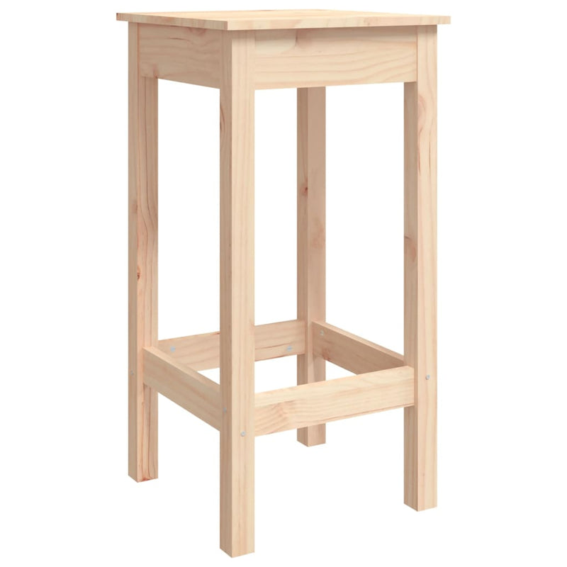 vidaXL 3 Piece Bar Set Solid Wood Pine