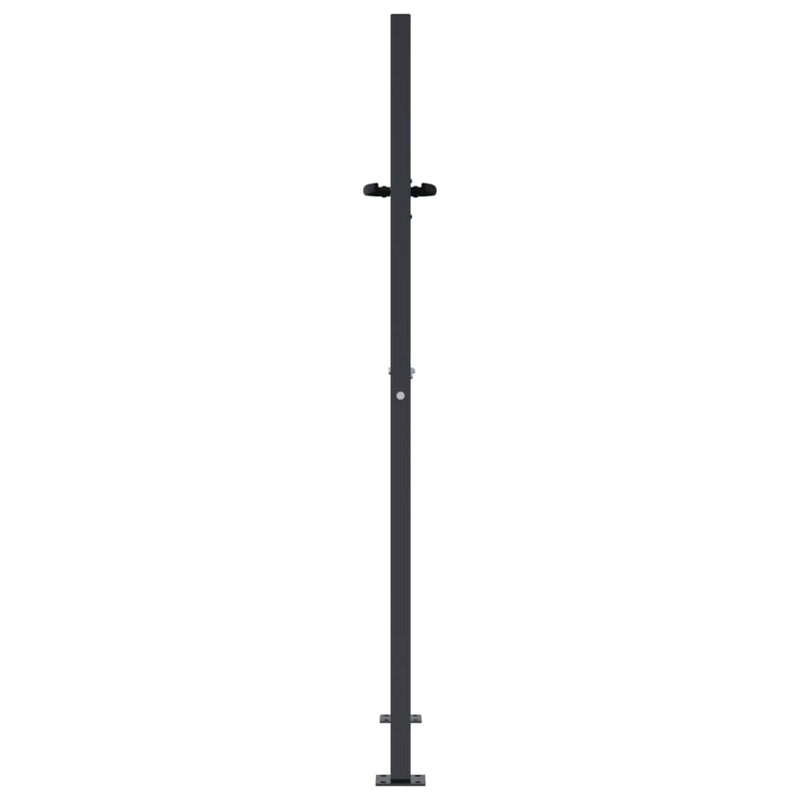 vidaXL Garden Gate Anthracite 100x150 cm Steel Tree Design