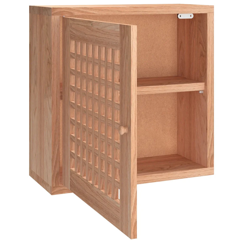 Wall Cabinet 42x18x42 cm Solid Wood Walnut