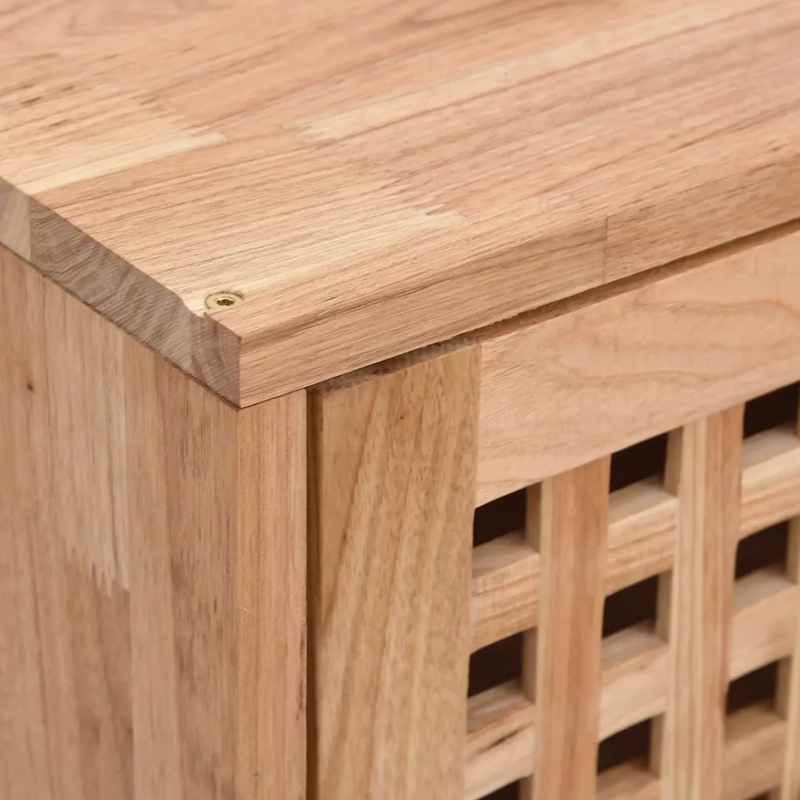 Wall Cabinet 42x18x42 cm Solid Wood Walnut