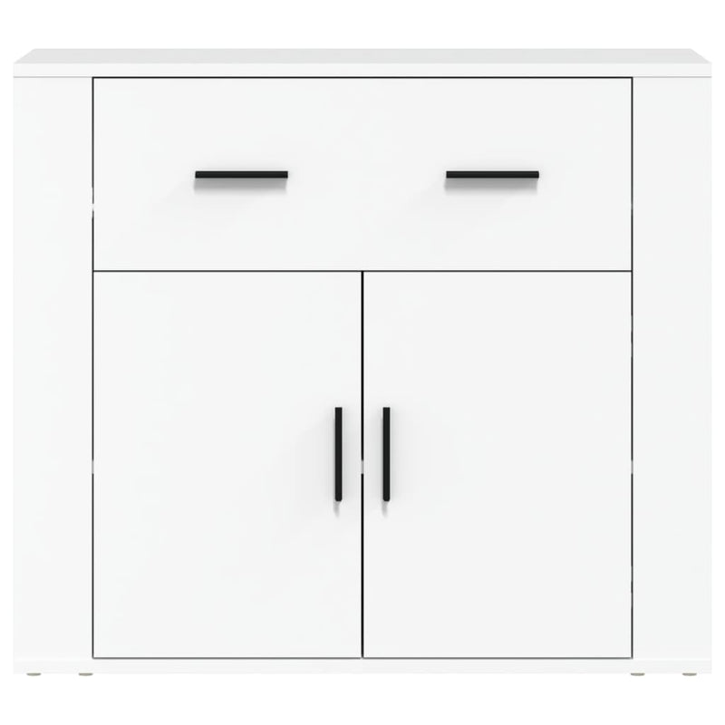 vidaXL Sideboard White 80x33x70 cm Engineered Wood