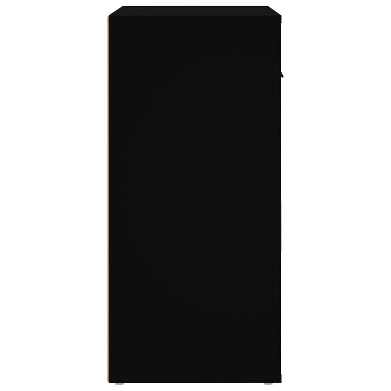 vidaXL Sideboard Black 80x33x70 cm Engineered Wood