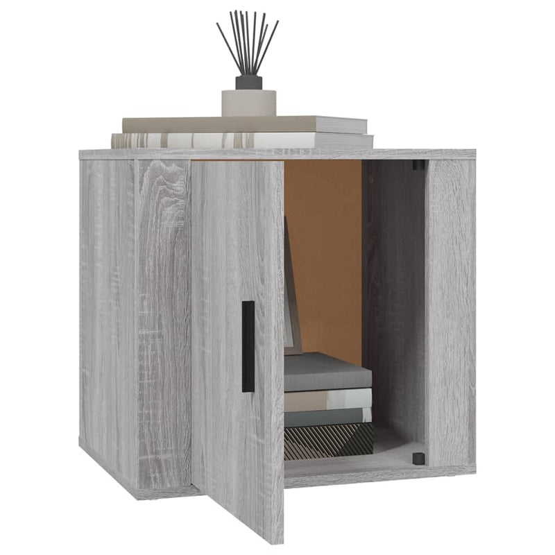 vidaXL Bedside Cabinets 2 pcs Grey Sonoma 50x39x47 cm