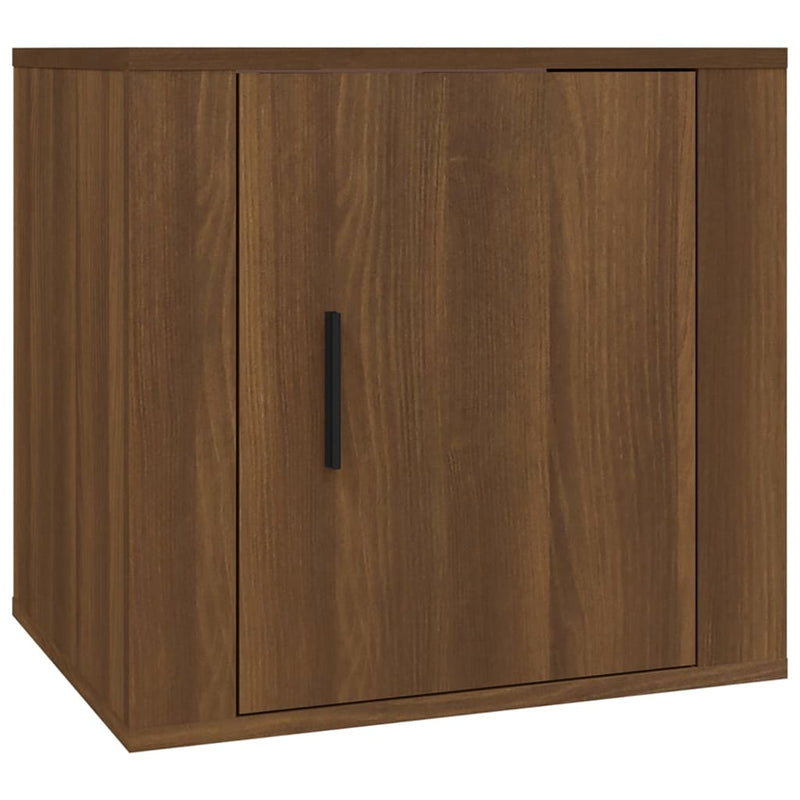 vidaXL Bedside Cabinets 2 pcs Brown Oak 50x39x47 cm
