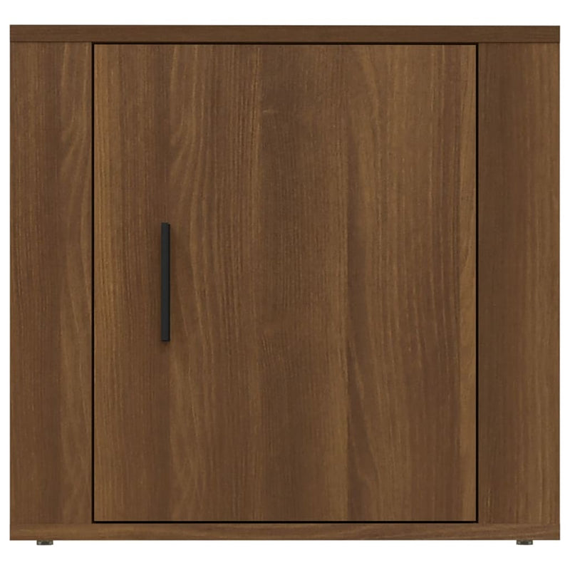 vidaXL Bedside Cabinets 2 pcs Brown Oak 50x39x47 cm
