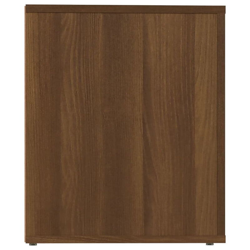 vidaXL Bedside Cabinets 2 pcs Brown Oak 50x39x47 cm