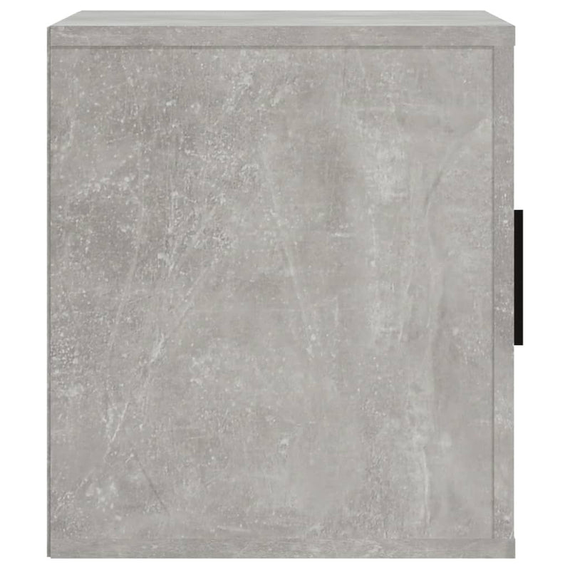 vidaXL TV Cabinet Concrete Grey 100x35x40 cm Engineered Wood