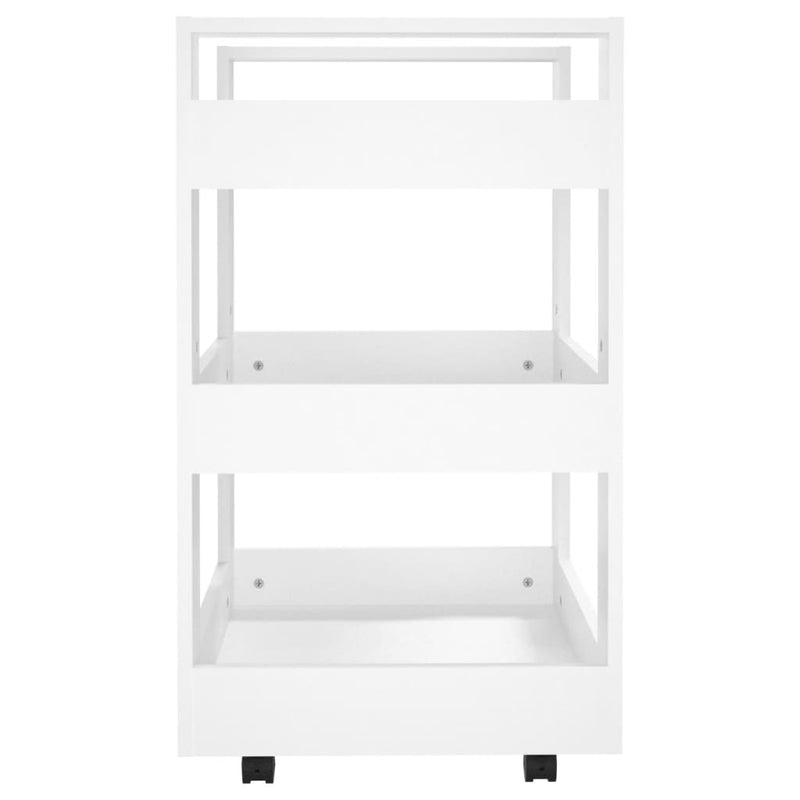 vidaXL Kitchen Trolley White 60x45x80 cm Engineered Wood