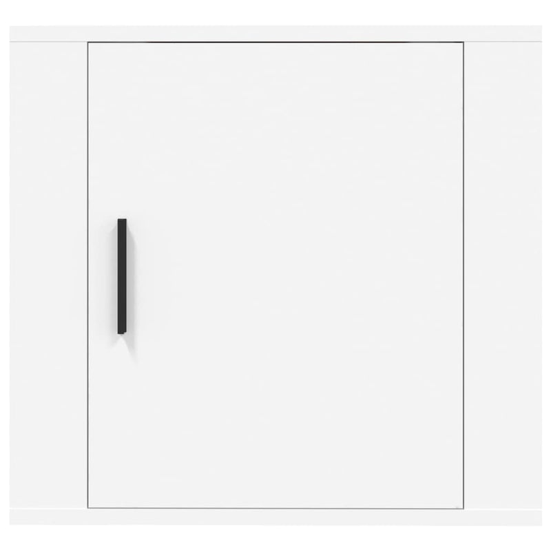 vidaXL Wall-mounted Bedside Cabinet White 50x30x47 cm
