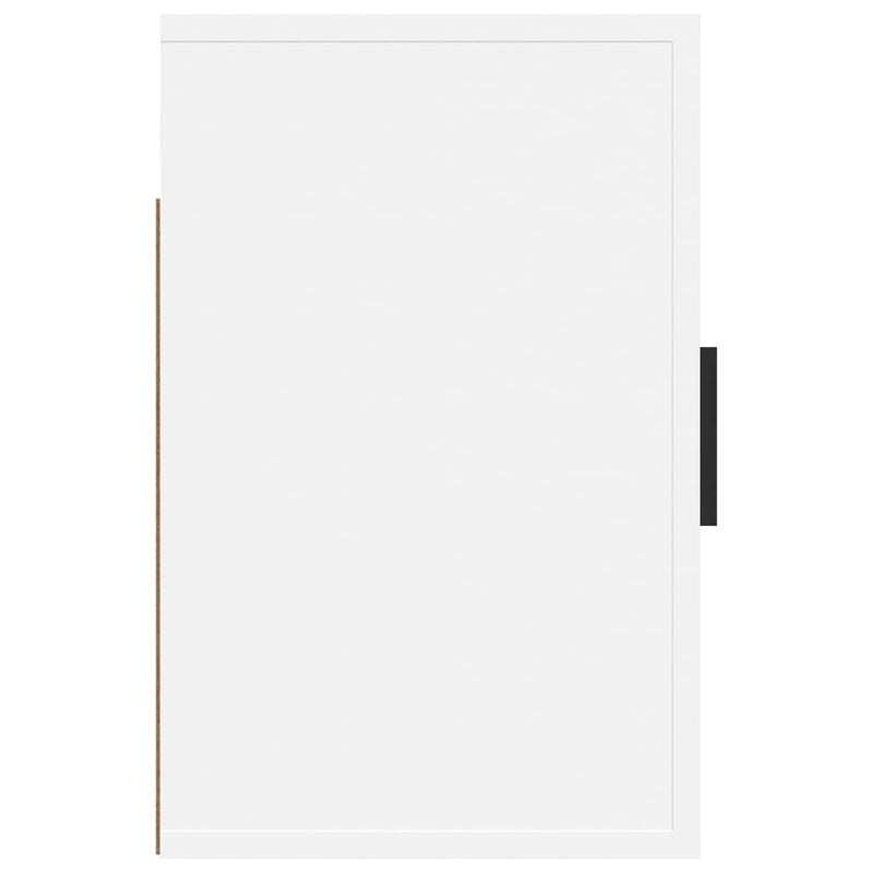 vidaXL Wall-mounted Bedside Cabinet White 50x30x47 cm