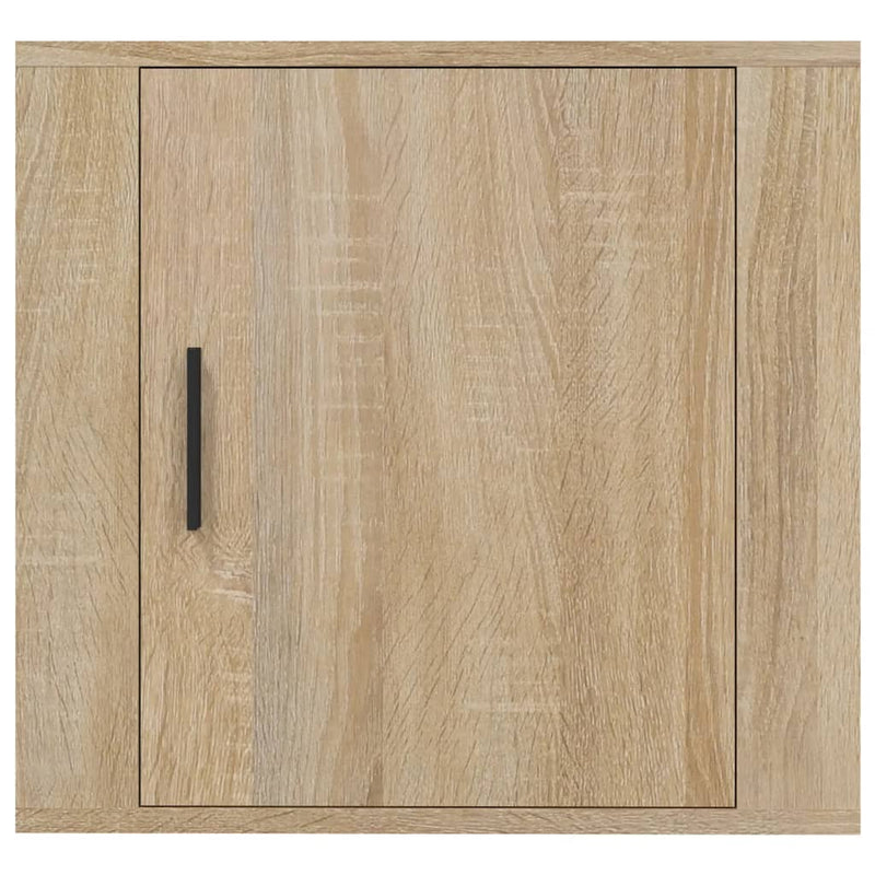 vidaXL Wall-mounted Bedside Cabinets 2 pcs Sonoma Oak 50x30x47 cm
