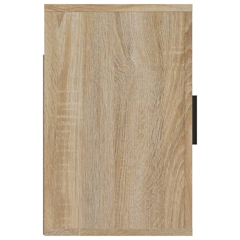 vidaXL Wall-mounted Bedside Cabinets 2 pcs Sonoma Oak 50x30x47 cm