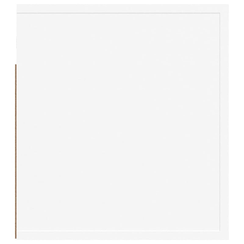 vidaXL Wall-mounted Bedside Cabinet White 50x36x40 cm