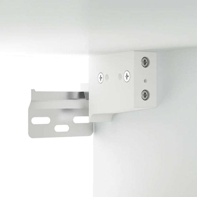 vidaXL Wall-mounted Bedside Cabinet White 50x36x40 cm