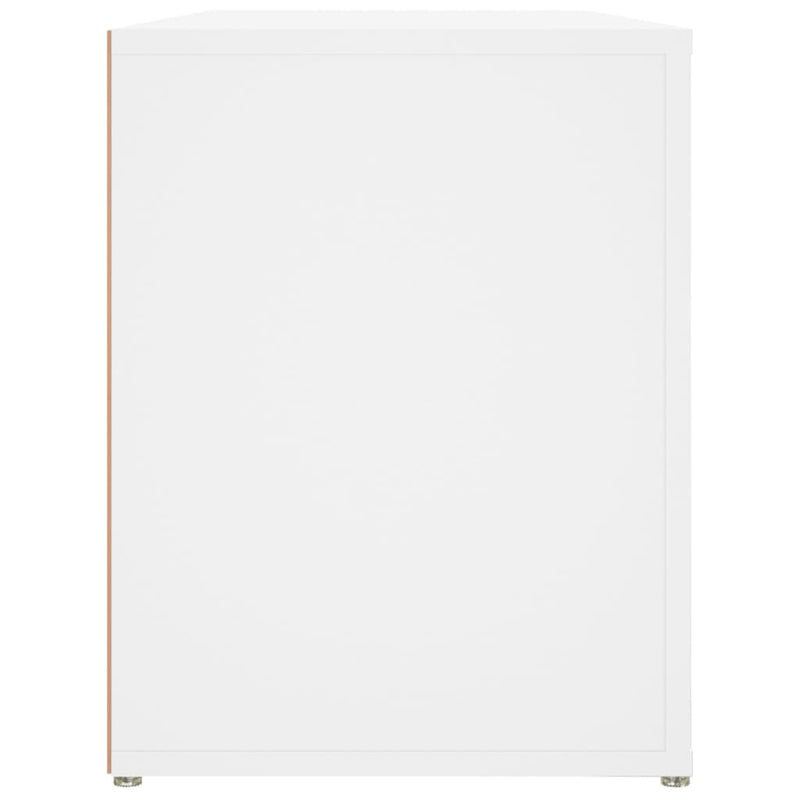 vidaXL Shoe Rack White 100x35x45 cm Engineered Wood