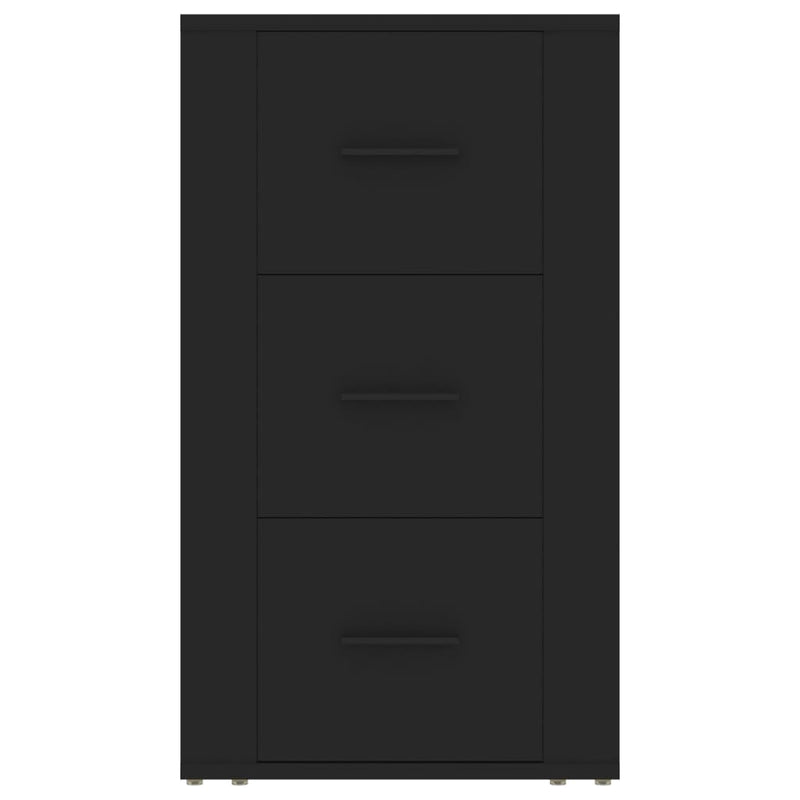 vidaXL Sideboard Black 40x33x70 cm Engineered Wood