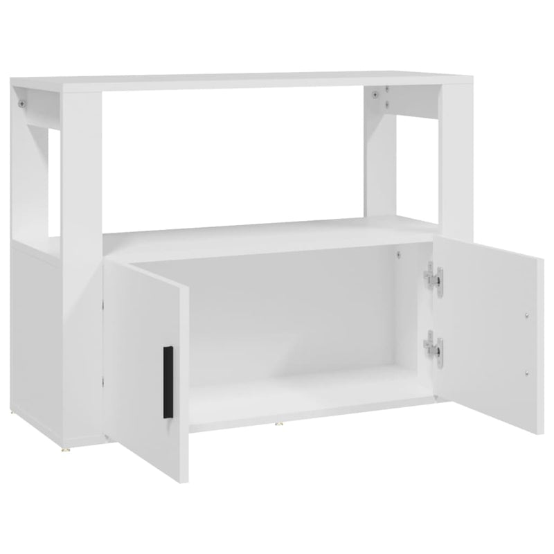 vidaXL Sideboard White 80x30x60 cm Engineered Wood