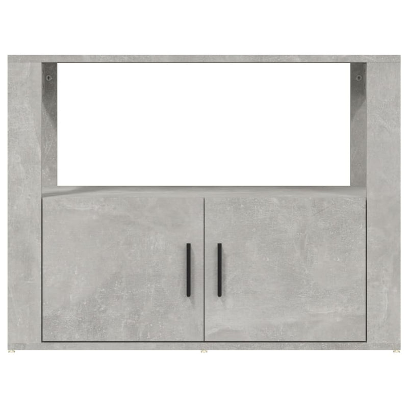vidaXL Sideboard Concrete Grey 80x30x60 cm Engineered Wood