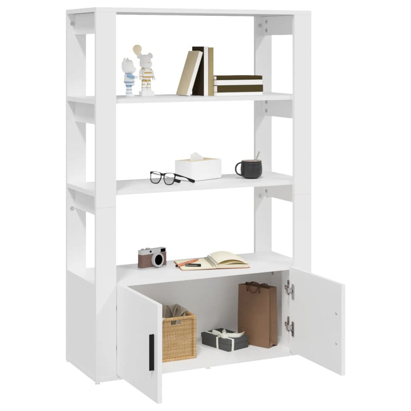 vidaXL Sideboard White 80x30x119.5 cm Engineered Wood