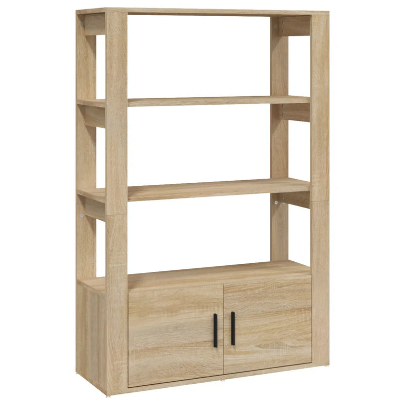 Sideboard Sonoma Oak 80x30x119.5 cm Engineered Wood