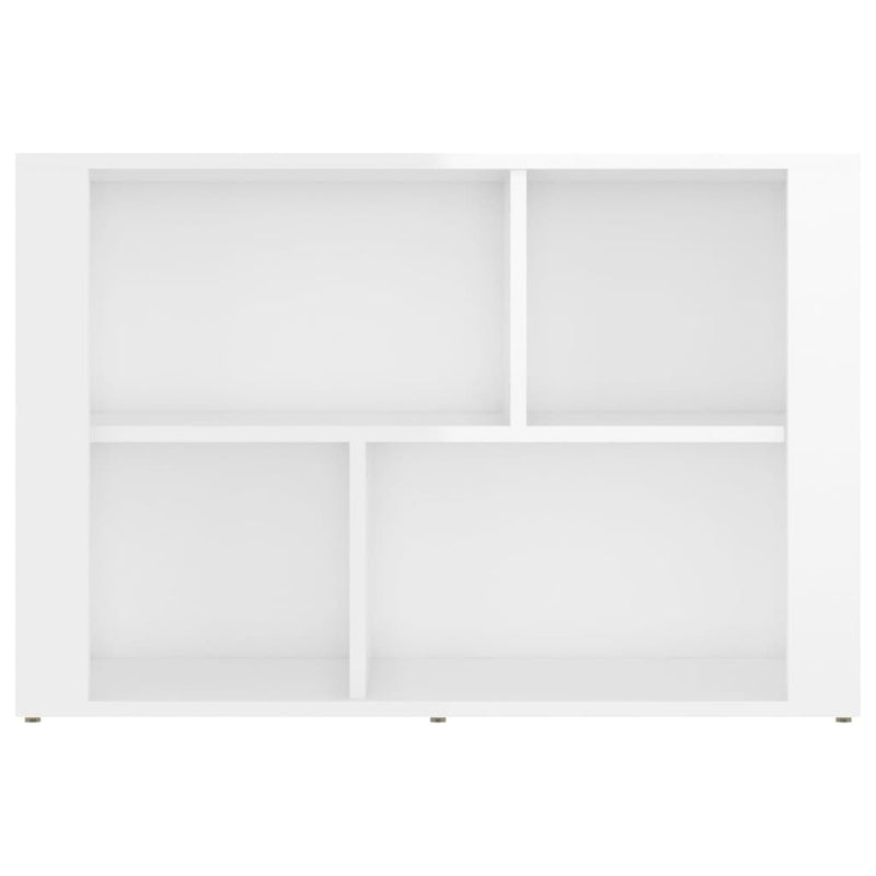 vidaXL Sideboard High Gloss White 80x30x54 cm Engineered Wood