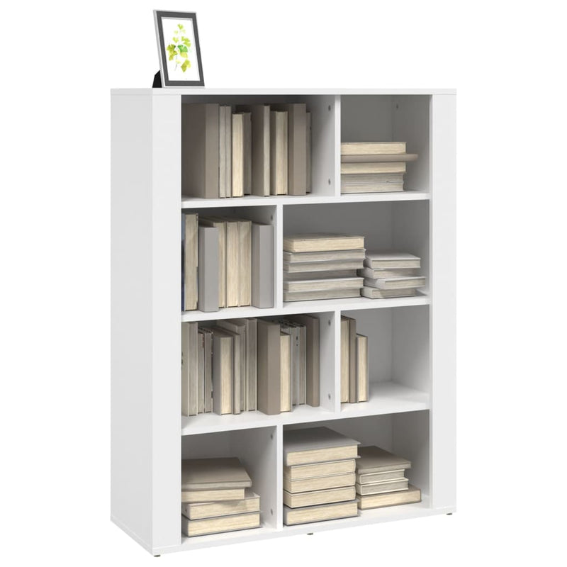 vidaXL Sideboard White 80x30x106 cm Engineered Wood