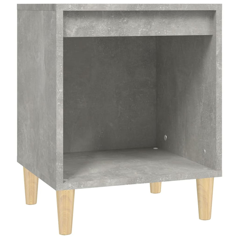 vidaXL Bedside Cabinets 2 pcs Concrete Grey 40x35x50 cm