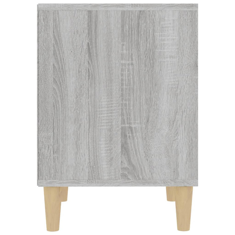 vidaXL Bedside Cabinets 2 pcs Grey Sonoma 40x35x50 cm