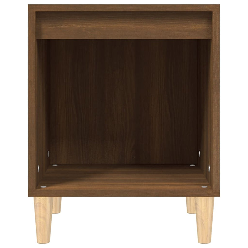 vidaXL Bedside Cabinet Brown Oak 40x35x50 cm