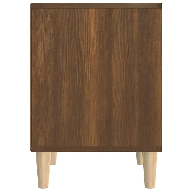 vidaXL Bedside Cabinet Brown Oak 40x35x50 cm