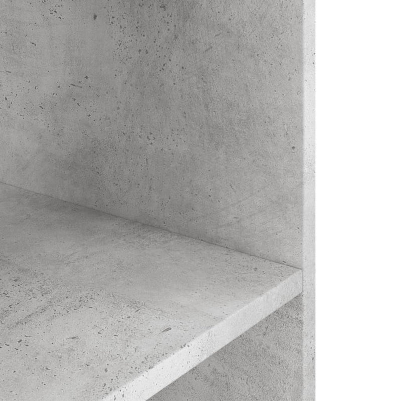 vidaXL Aquarium Stand Concrete Grey 60x30x60 cm Engineered Wood